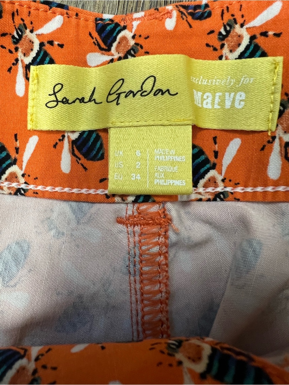 Sarah Gordon x Maeve The Colette Wide-Leg Crop Pants Size 2 - Picture 7 of 9